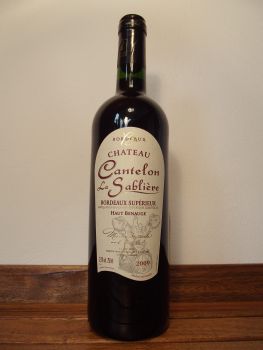 Château Cantelon La Sablière Bordeaux Supérieur 2015
