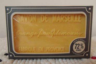 Savonnerie BleuJaune: Savon de Marseille 'Orange Pamplemousse'