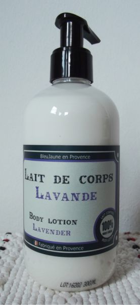 Savonnerie BleuJaune: Lait pour le Corps (Bodylotion) 'Lavande'