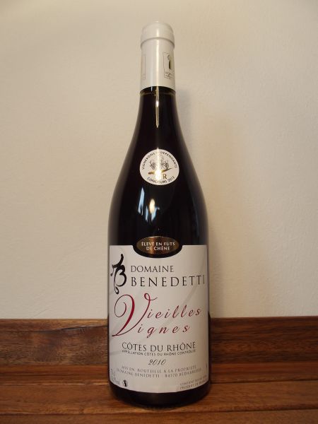 Domaine Benedetti: Côtes du Rhône Vieilles Vignes 2016